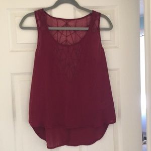 Dark Red Urban Outfitters Tank